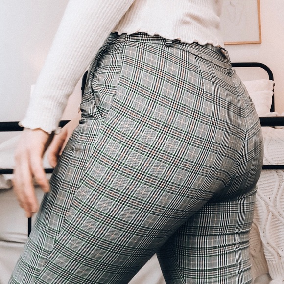 H&am PLAID PANTS - Picture 1 of 2